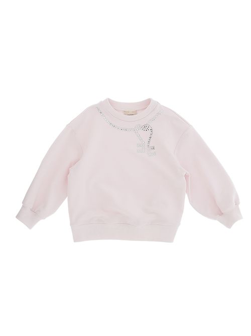 Felpa, bambina, logata. ELISABETTA FRANCHI | EGFE066 0 FF002C370